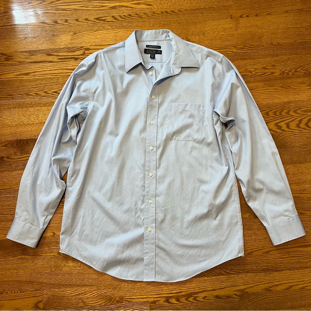 Joseph and Fiess Blue Buttondown Dress Shirt